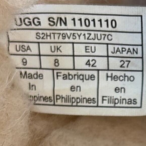 UGG - Ascot - Slippers Moccasin - Brown - Men's - 9 - S/N 1101110 - Picture 9 of 9